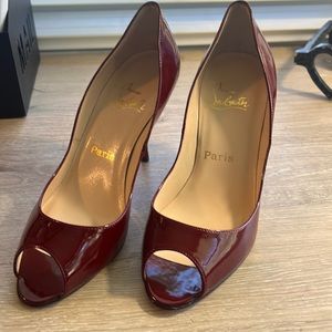 Christian Louboutin pumps.